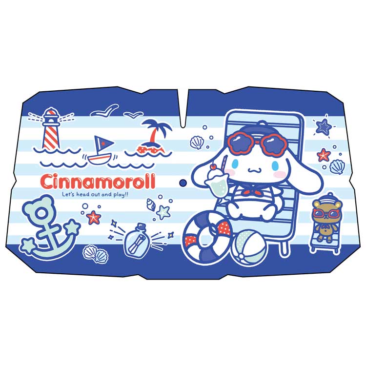 シナモロール カーサンシェードアンブレラ M 365063 サマー カー用品