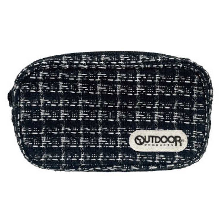 乐天商城 - OUTDOOR ツイードペンケース ブラック アウトドア ペンポーチ 筆箱 ふでばこ ケース 小物入れ 042381