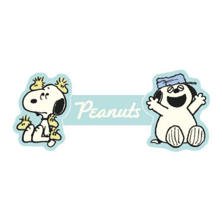 スヌーピー ケーブルホルダー グリーン まとめる コードホルダー バンド 束ねる SNOOPY & SIBLINGS 046365