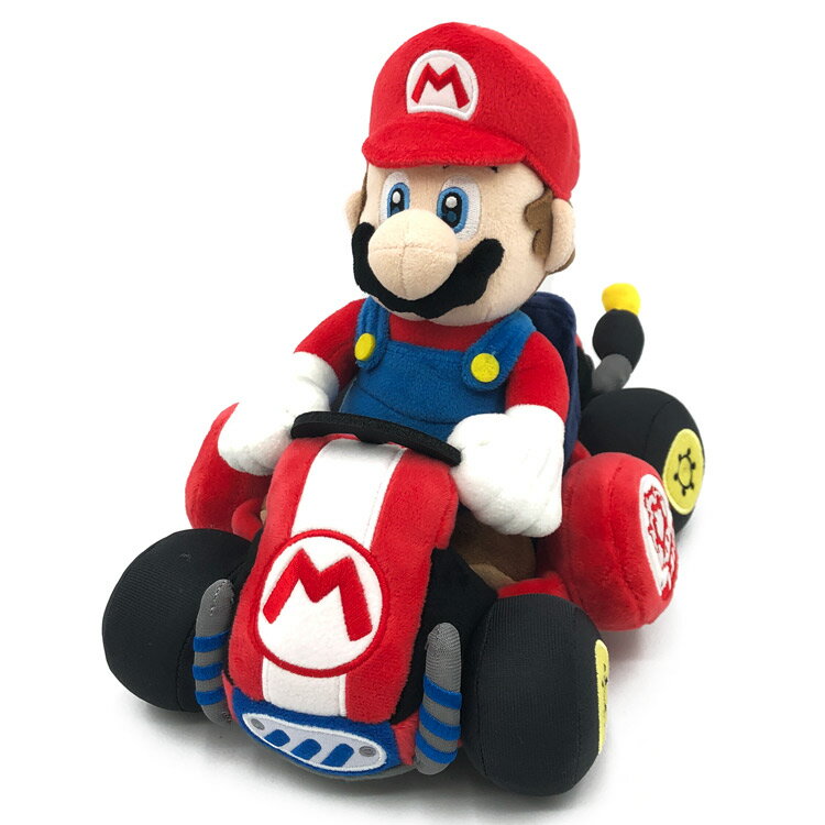 マリオカートワールド MKW01 ぬいぐるみ マリオ