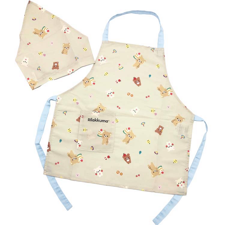 リラックマ エプロン三角巾セット 130cm 062499 San-X サンエックス