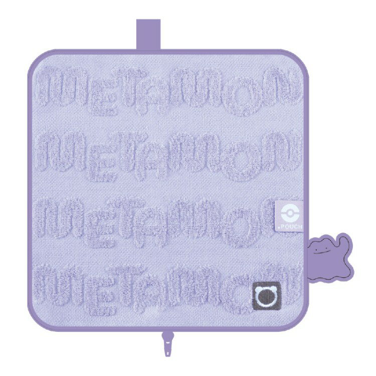 ポケットモンスター どっとポーチ メタモン BF Basic .POUCH ファスナー付 タオル ペットボトルカバー パープル