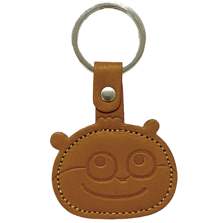 スタジオUG レザーキーホルダー こねずみ にしむらゆうじ 牛革 本革 ダイカット フェイス
