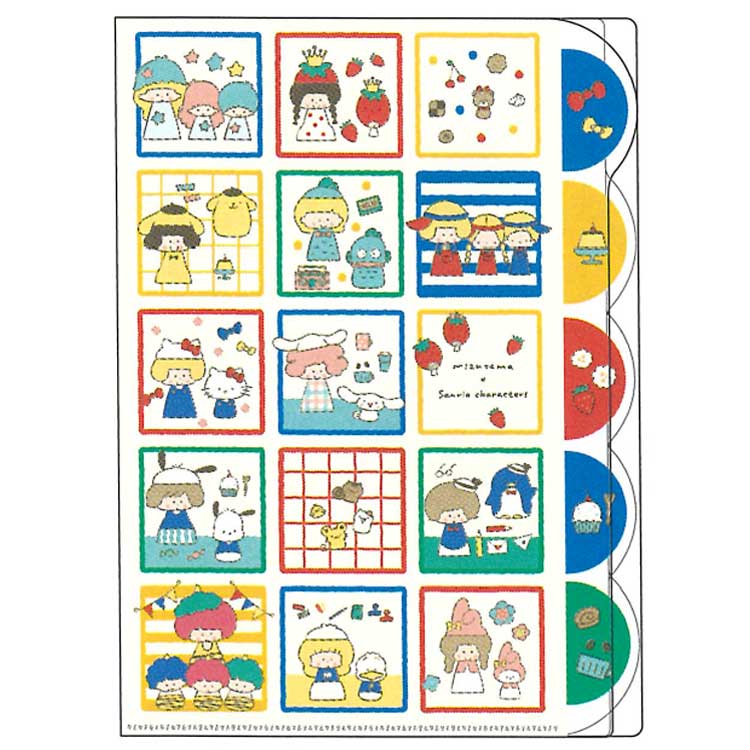 mizutama�ߥ���ꥪ����饯������ A4�������åȥ��ꥢ�ե�����5P ������ 047485 ��2�� SANRIO �����