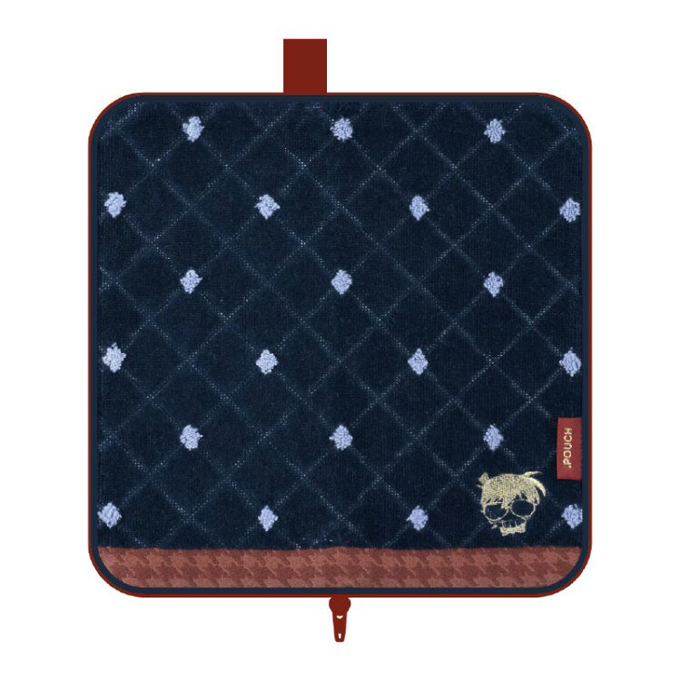 Rakuten - 名探偵コナン どっとポーチ コナン BF Basic .POUCH ファスナー付 タオル ペットボトルカバー ネイビー