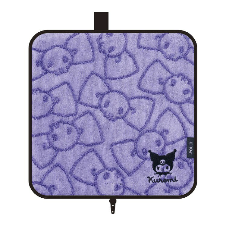 乐天商城 - クロミ どっとポーチ BF Basic .POUCH ファスナー付 タオル ペットボトルカバー パープル