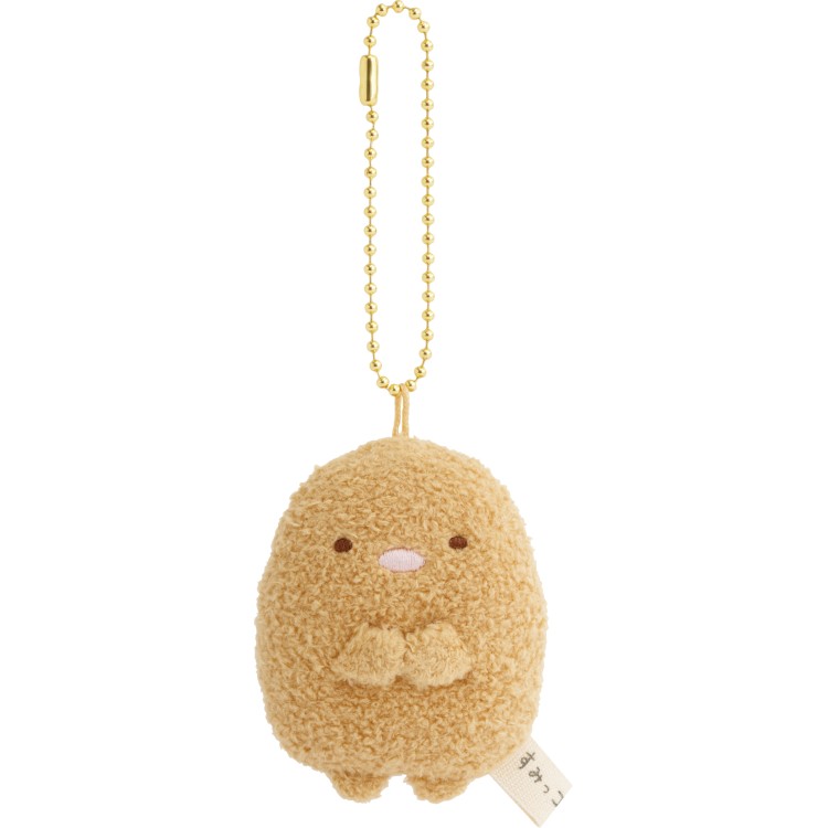 Rakuten - すみっコぐらし ミニミニぬいぐるみクリーナー とんかつ ぬいぐるみキーホルダー スマホ画面クリーナー ブラウン