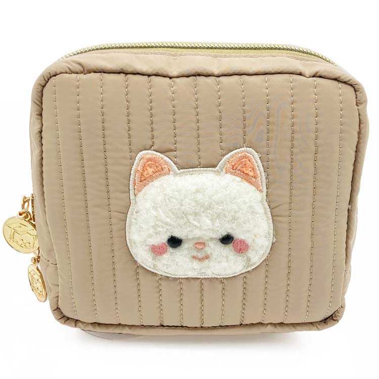 クリーミーねこ キルティングスクエアポーチ 963433 レトロぬいぐるみこれくしょん レトロ アニ ...