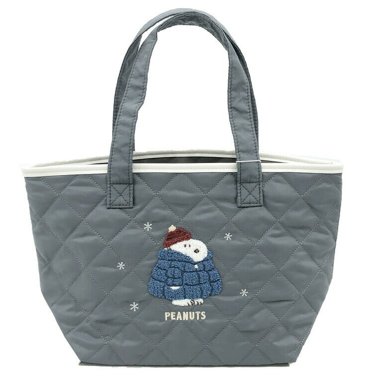 スヌーピー トートバッグ ほっこり ワンポイント 295823 ほっこりウィンター SNOOPY ピーナッツ