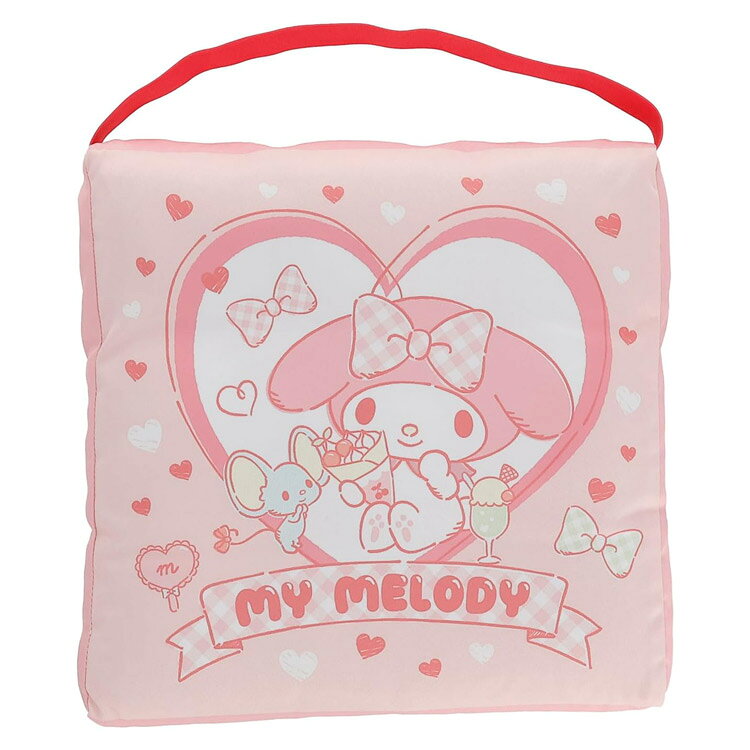 乐天商城 - マイメロディ スクールクッション キュートギンガム 009572 SANRIO サンリオキャラクターズ
