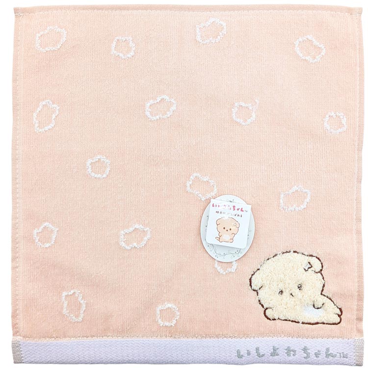 いしよわちゃん タオルハンカチ ピンク 903325 26SS サンエックス いぬ 三日坊主