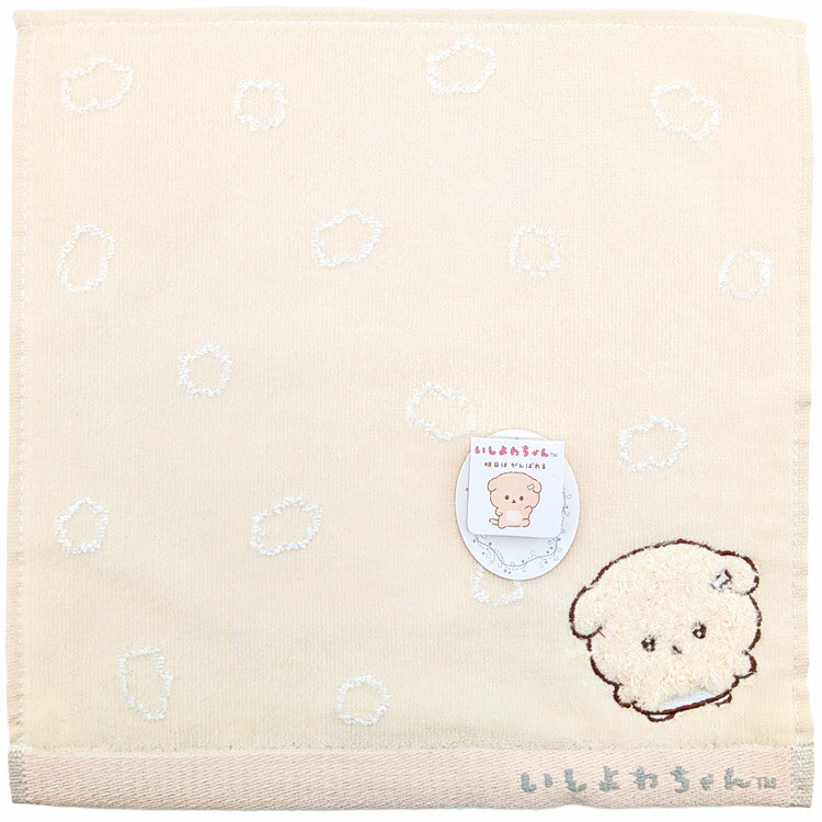 Hand Towel, Handkerchief - いしよわちゃん タオルハンカチ ベージュ 903349 26SS サンエックス いぬ 三日坊主