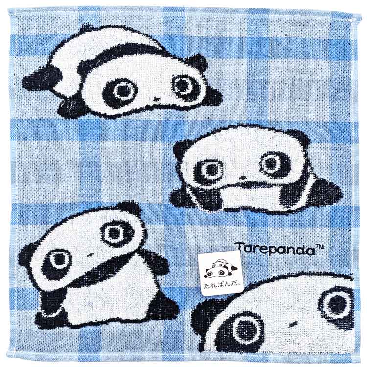 たれぱんだ タオルハンカチ ブルー 903264 26SS サンエックス たれパンダ