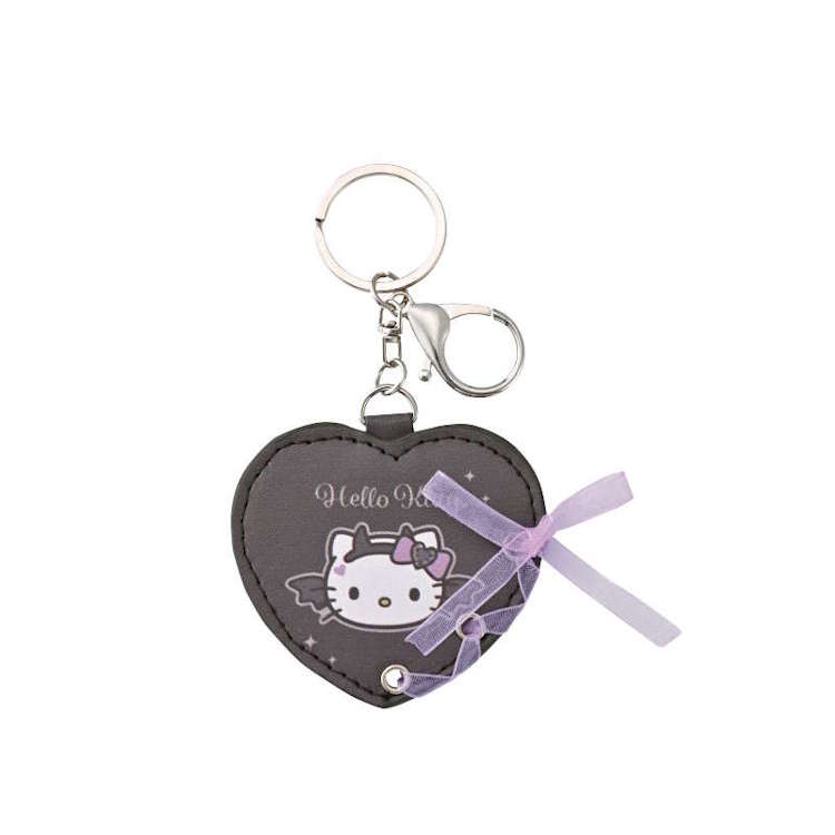 Key Holder - ハローキティ レースアップリボンキーホルダー 悪魔 キーホルダー アクセサリー 目印 めじるし アクセント 374695