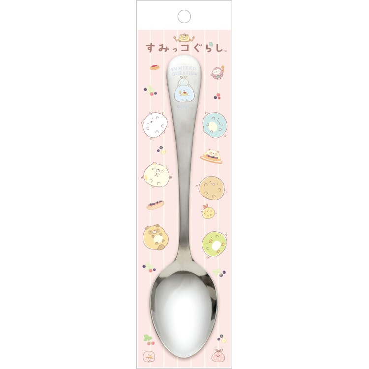 스미코구라시 스테인리스 스푼 타누키노 만마루 레스토랑 칼 19cm 디저트 스푼 키즈
