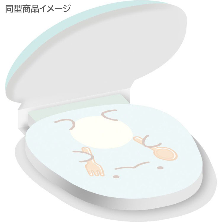 すみっコぐらし むちむちまんまる付箋メモ えびふらいのしっぽ たぬきのまんまるレストラン ダイカット カラー ぷにぷに alphakids-10441595 キャラクターハウス キャロル サンプル画像3