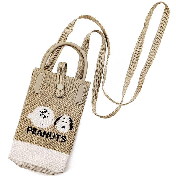 スヌーピー ニットショルダーバッグ GOOD GRIEF Sweetie Factory 248489 ベージュ