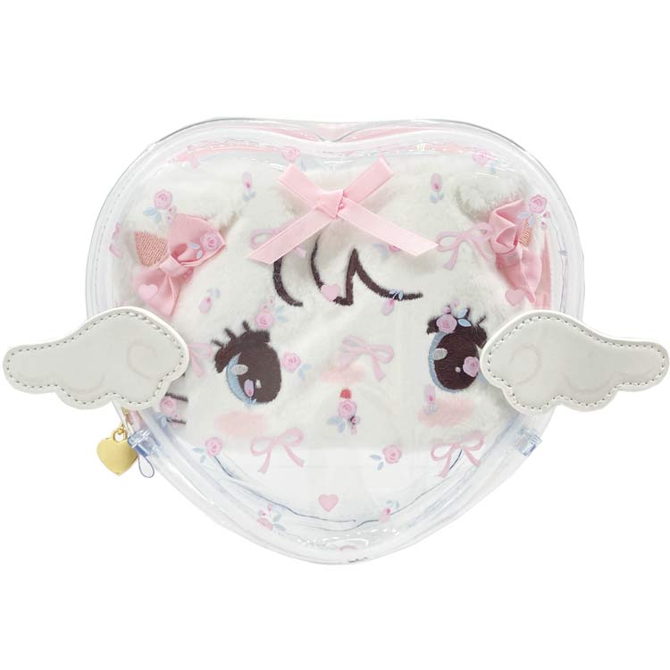 mikko illustrations ポーチ付きヘアターバン ムース 349023 Lil ala mode Angel