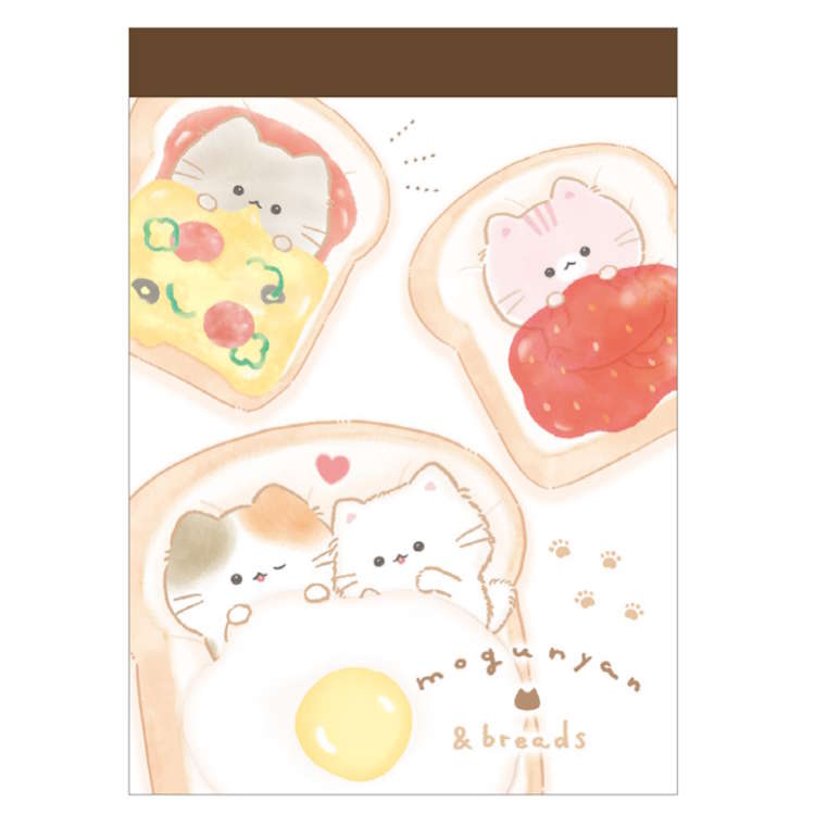 乐天商城 - もぐにゃん ミニメモ パン めも メモ帳 メモ紙 メッセージ 伝言 313293