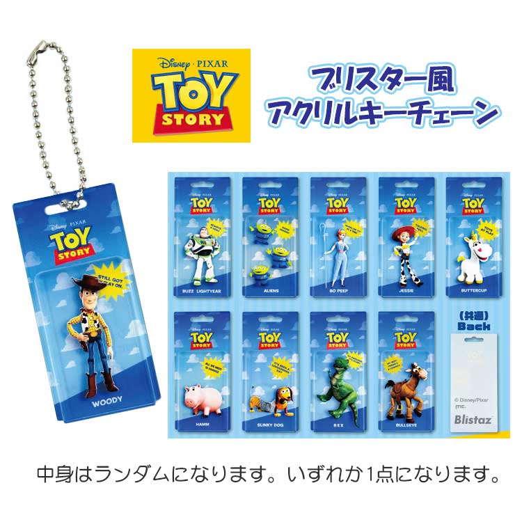 【中身はランダム】トイストーリー ブリスター風アクリルキーチェーン 337035 Blisterz Disney ディズニー