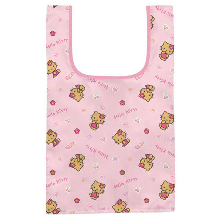 樂天商城 - ハローキティ 巾着収納プチエコバッグ ピンク 621384 サンリオ SANRIO
