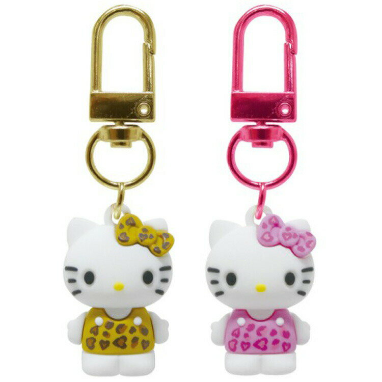 ハローキティ PVCペアキーホルダー ヒョウ柄 620325 サンリオ SANRIO