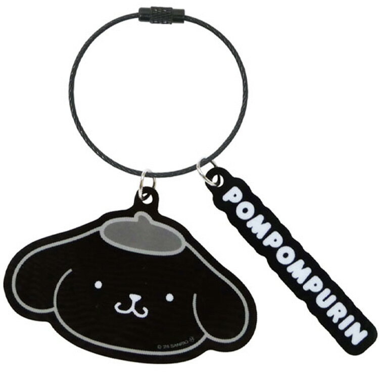 ポムポムプリン アクリルキーホルダー 620684 モノクロ サンリオ SANRIO