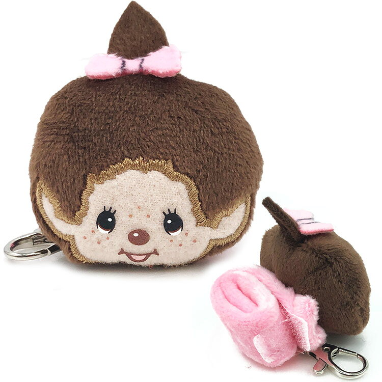 モンチッチ 3008 バッグキーホルダー PK もんちっち Monchhichi ピンク