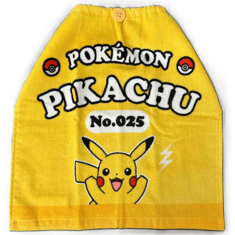 乐天商城 - ポケットモンスター おりこうタオル P4468 手拭きタオル ハンドタオル ぶらさげる ピカチュウ ルカリオ 入園入学 089971