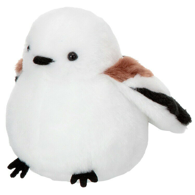 Rakuten - ヤチョウ ぬいぐるみ シマエナガ 110713 エココエ鳥 鳴き声 ゼンマイ式 しまえなが