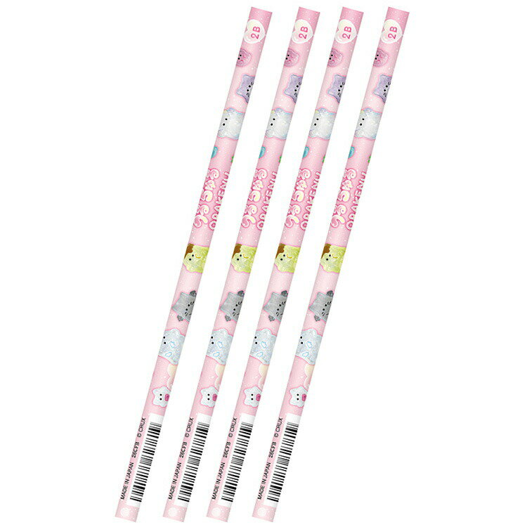乐天商城 - 4本セット オバケーヌ えんぴつ2B丸 390732 うるちゅるアイテムコレクション 平成ファンシー クラックス
