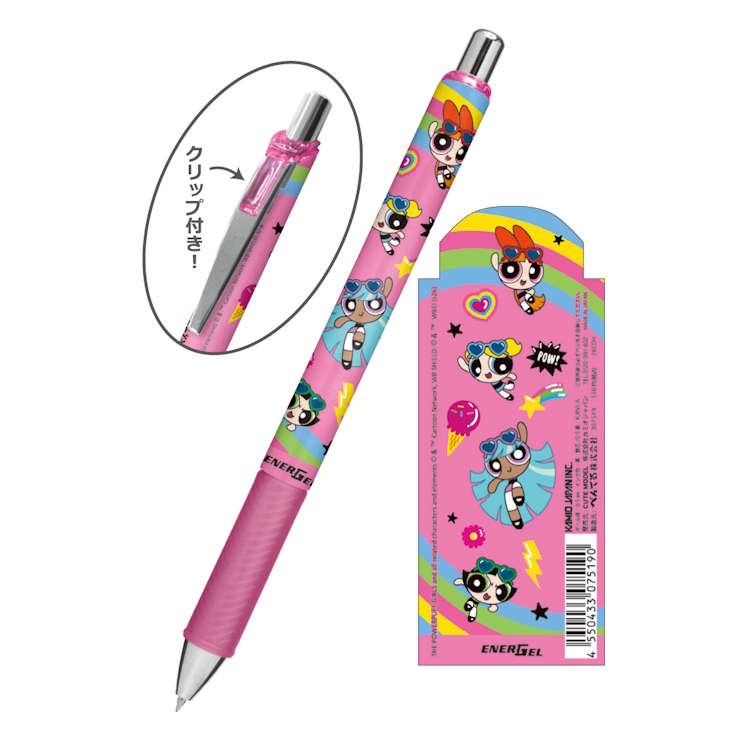 パワーパフガールズ エナージェルボールペン 0.5mm ペン 筆記具 筆記用具 075190 alphakids-10443654 キャラクターハウス キャロル サンプル画像2