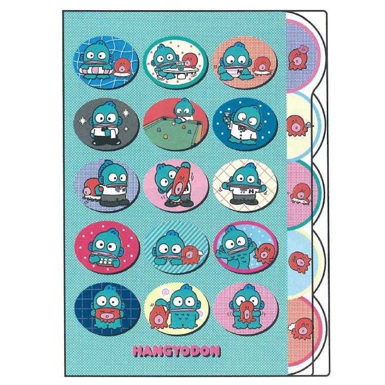 乐天商城 - ハンギョドン ダイカットクリアファイル5P ポップ 5ポケット ファイル 収納 書類整理 052045