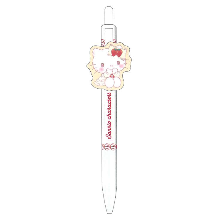 ハローキティ プレート付きボールペン 0.5mm ペン 筆記具 筆記用具 スウィートケーキコレクション 052281