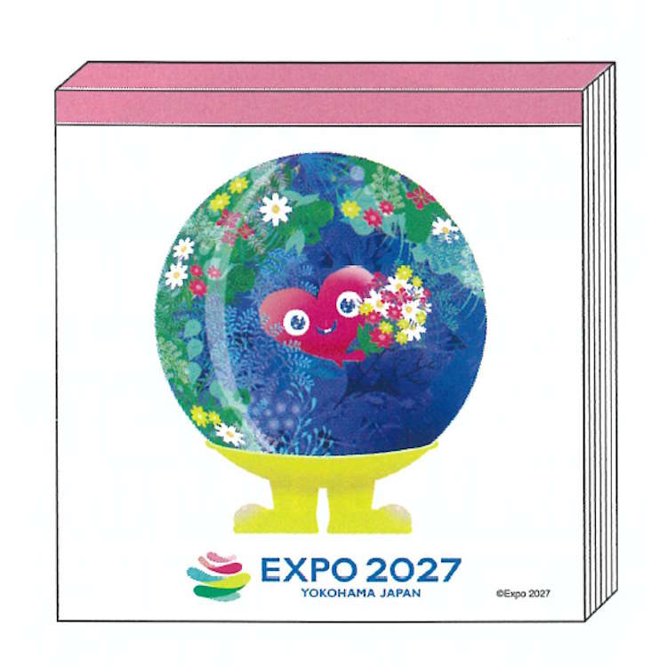 乐天商城 - トゥンクトゥンク スクエアメモ トキメキの姿 めも メモ帳 メモ紙 メッセージ 伝言 EXPO2027 049830