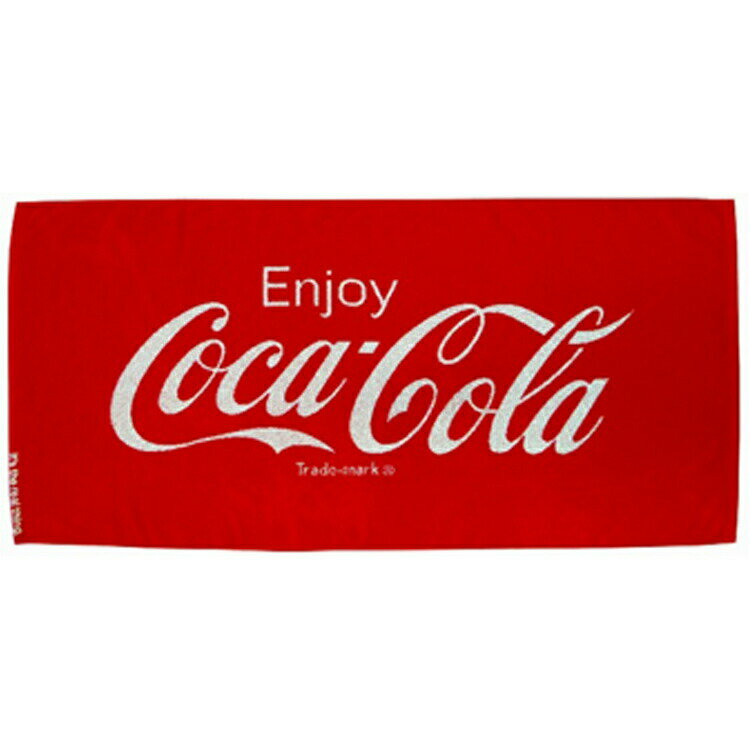コカコーラ coc1248a レジャータオルL ジャガード 167254 ロゴデザイン