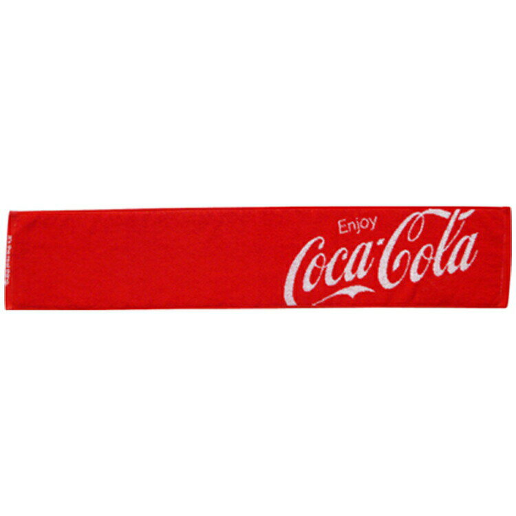 厚手 - コカコーラ タオルマフラー ジャガード 166721 ロゴデザイン