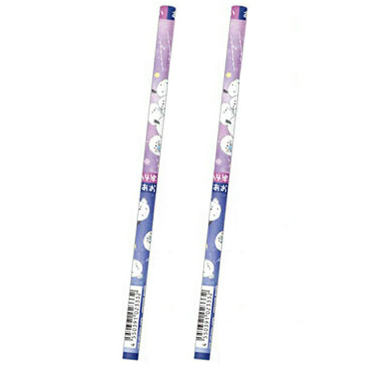 鉛筆 - 2本セット エナガタワー 赤青鉛筆 丸軸 トゥインクル 023332 しまえなが シマエナガ 小鳥