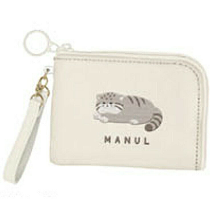 乐天商城 - レアアニマル デイリーポーチ マヌルネコ 095827 パスケース