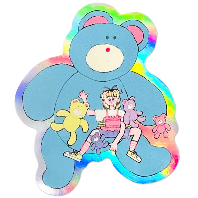 Stickers - あきらんど ステッカー クマさんいっぱい 252435 クリエイターズサーカス