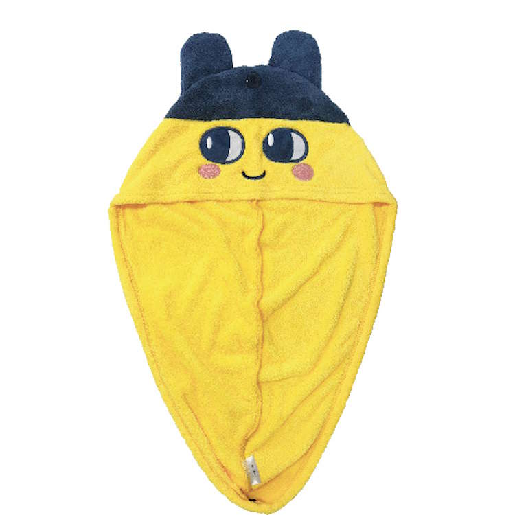 乐天商城 - たまごっち ヘアドライキャップ まめっち ヘアタオル タオルキャップ 310650