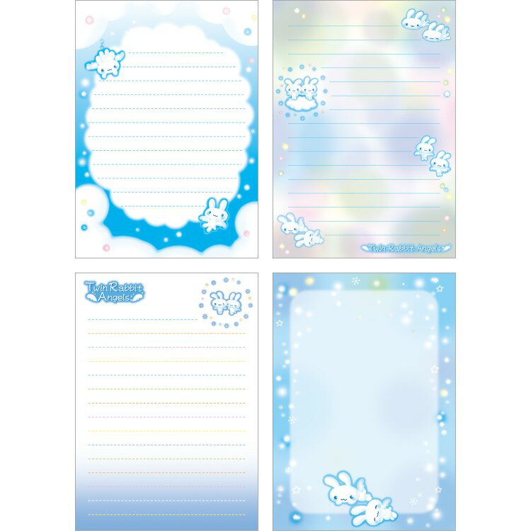 ツインラビットエンジェル メモパッド サンエックスユニバース キャラクターシリーズ メモ帳