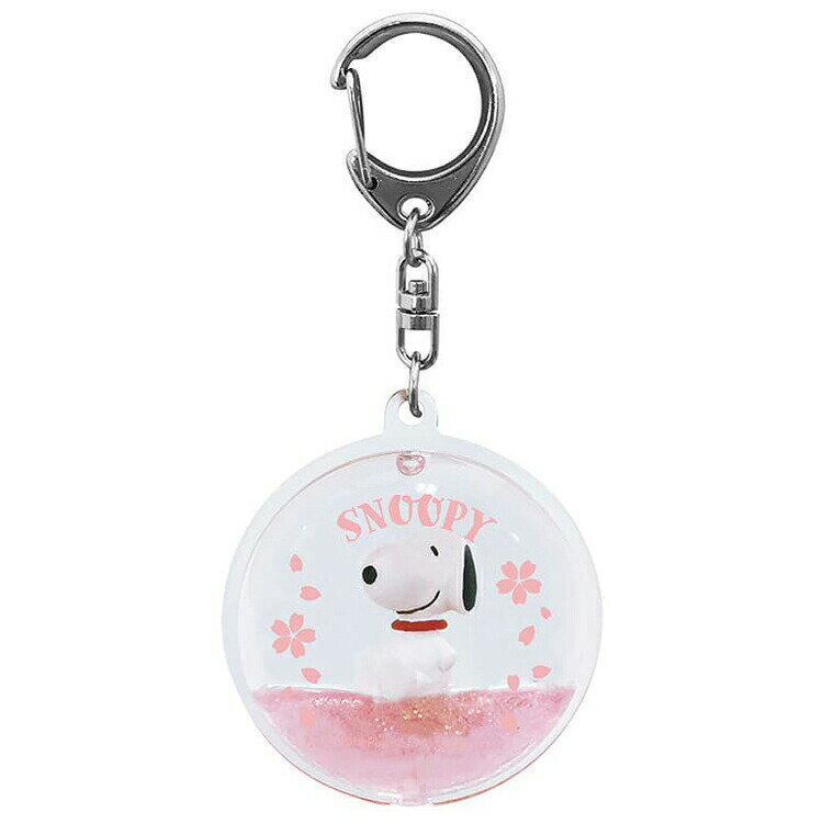 Leather - スヌーピー 18529 ぷかぷかキーホルダー さくら PEANUTS ピーナッツ