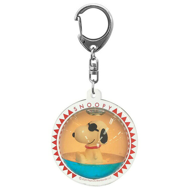 乐天商城 - スヌーピー 18532 ぷかぷかキーホルダー バカンス PEANUTS ピーナッツ