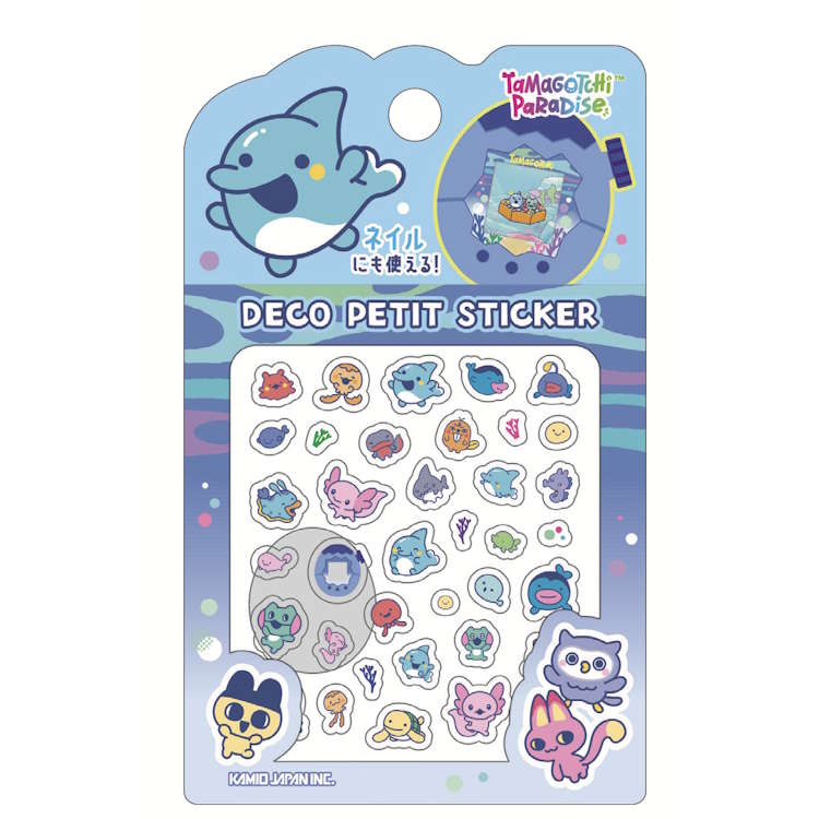 たまごっち デコプチステッカー WATER ミニシール ネイルシール マーク 目印 めじるし たまご ...