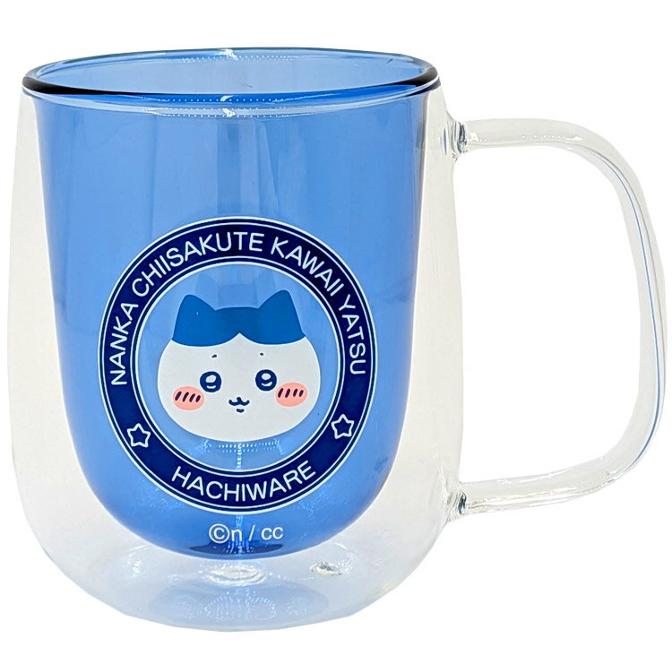 치이카와 더블 월 글라스 250ml 벌 303269 찻잔 CHIIKAWA 왠지 작고 귀여운 녀석 나가노