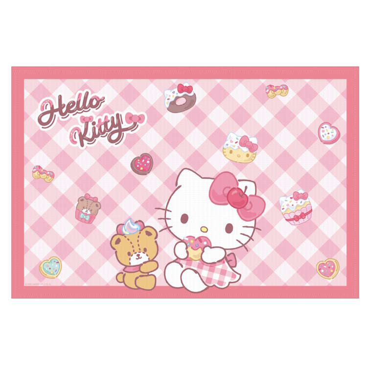 乐天商城 - ハローキティ レジャーシート Fancy Snacks & Sweets 敷物 しきもの 公園 外出 077095