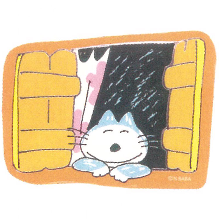 乐天商城 - 11ぴきのねこ 箔押しステッカー 窓 715148 11PIKINONEKO