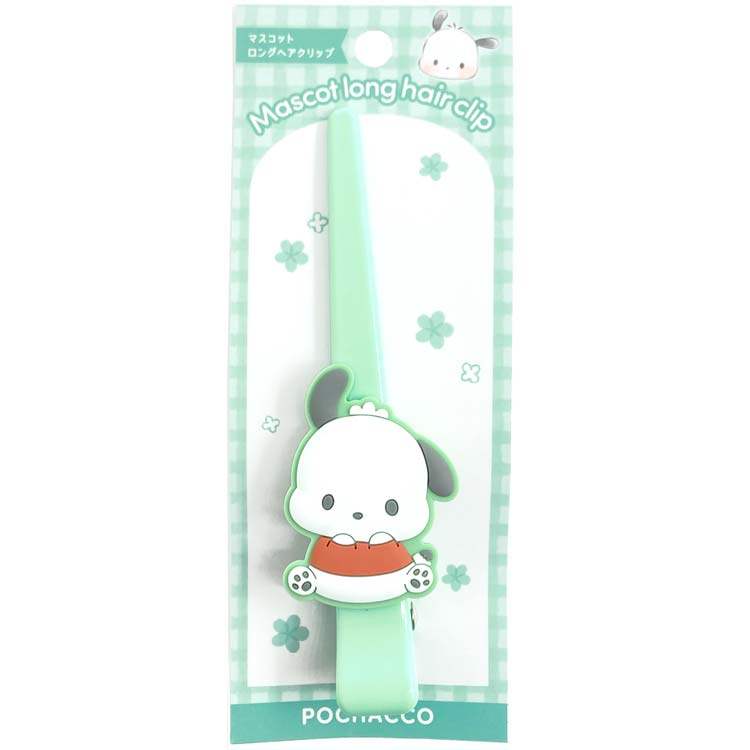 乐天商城 - ポチャッコ マスコットロングヘアクリップ 062640 グリーン
