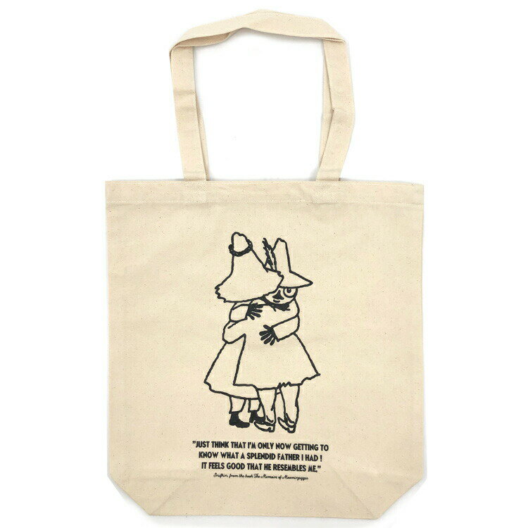 樂天商城 - ムーミン トートバッグ ナチュラル 298150 ヨクサル&スナフキン MOOMIN